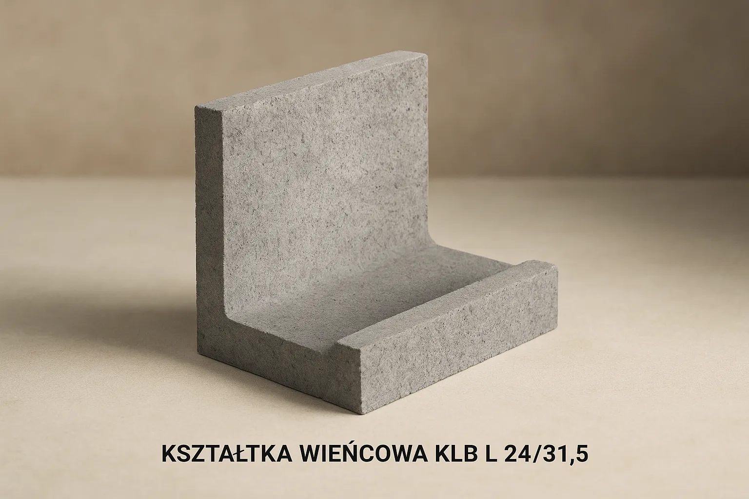 Kształtka Wieńcowa KLB L 24/31.5 (Szalunek Tracony) – Keramzyt