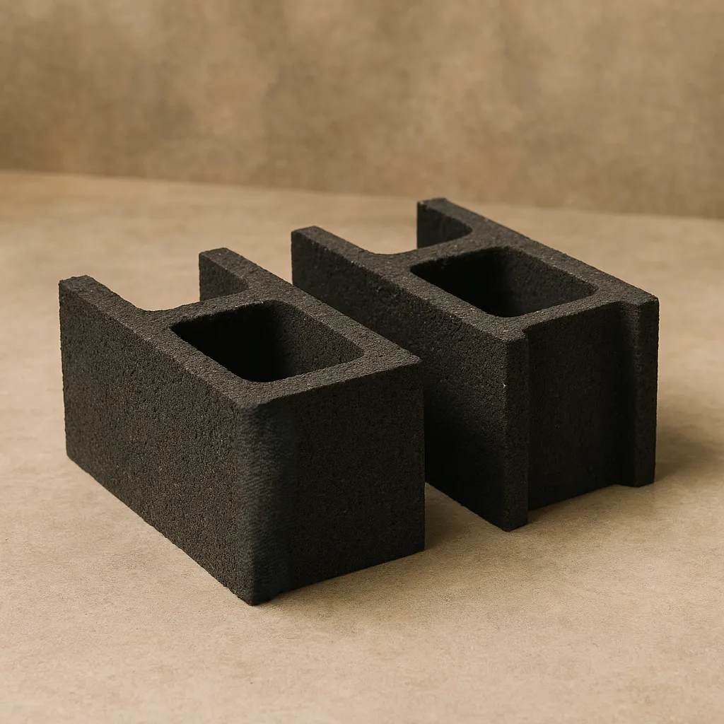 Pustak Szalunkowy Ogrodzeniowy Zalewowy (Estetyczny Czarny) – Keramzyt